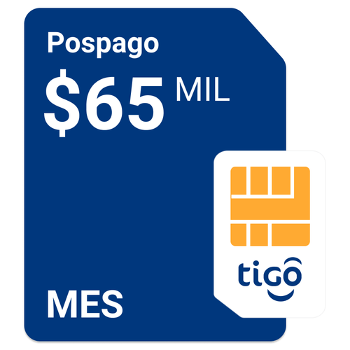 Planes pospago tigo 65.000 pesos